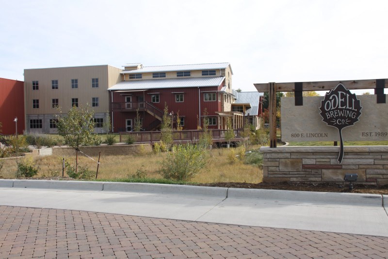 Odell Brewery in Fort Collins, Colo. was part of the city’s green infrastructure pilot program. The brewery features bioretention facilities as well as permeable interlocking pavers. Photo credit: City of Fort Collins