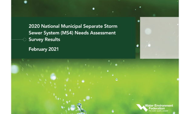 2020 MS4 Survey Highlights Stormwater Funding Needs